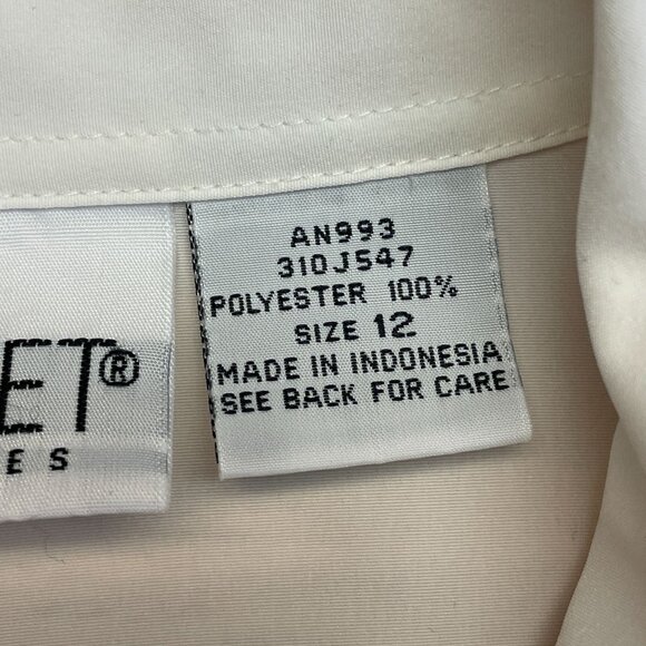 Vintage Academia Grandma Embroidered Top Size 12P Hobbit Forest Countryside Chic - Picture 12 of 13